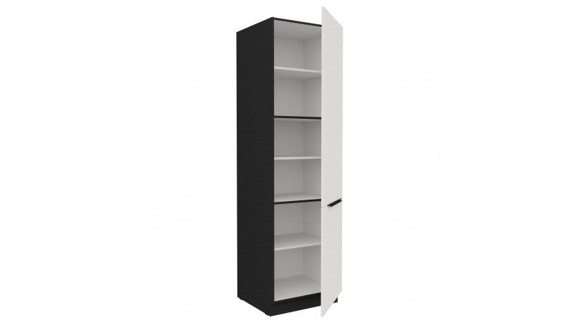 ARIA WH/BL 60 DK-210 2F ūkinė spinta