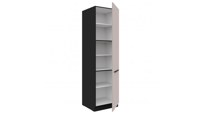 ARONA 60 DK-210 2F ūkinė spinta juoda