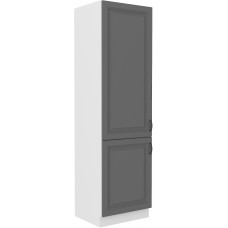 Stilo 60 DK-210 2F ūkinė spinta Dustgrey balta