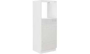LARA 60 DKPL-162 1F BB žema ūkinė spinta orkaitei balta