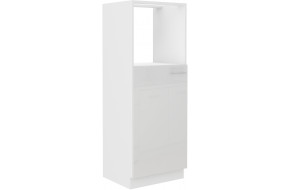 LARA 60 DKPL-162 1F BB žema ūkinė spinta orkaitei balta
