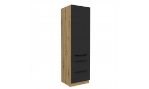 ARIA BL/AR 60 DKS-210 3S 1F PREMIUM ūkinė spinta su stalčiais