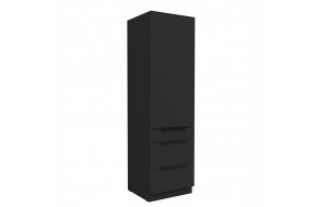 ARIA BL/BL 60 DKS-210 3S 1F PREMIUM ūkinė spinta su stalčiais
