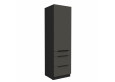 ARIA GR/BL 60 DKS-210 3S 1F PREMIUM ūkinė spinta su stalčiais