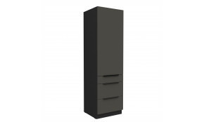 ARIA GR/BL 60 DKS-210 3S 1F PREMIUM ūkinė spinta su stalčiais