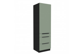 ARIA SA/BL 60 DKS-210 3S 1F PREMIUM ūkinė spinta su stalčiais