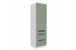 ARIA SA/WH 60 DKS-210 3S 1F PREMIUM ūkinė spinta su stalčiais