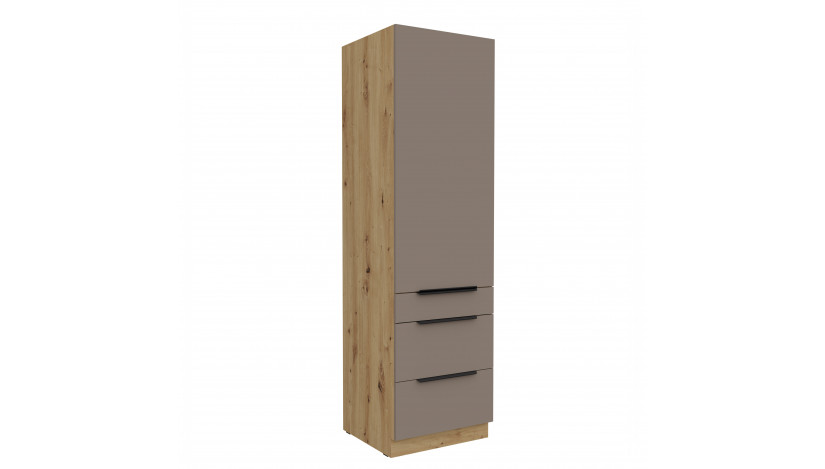 ARIA TA/AR 60 DKS-210 3S 1F PREMIUM ūkinė spinta su stalčiais