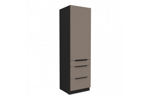 ARIA TA/BL 60 DKS-210 3S 1F PREMIUM ūkinė spinta su stalčiais