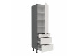 ARIA WH/ANT 60 DKS-215 3S 1F PREMIUM ūkinė spinta su stalčiais