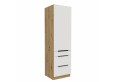 ARIA WH/AR 60 DKS-210 3S 1F PREMIUM ūkinė spinta su stalčiais