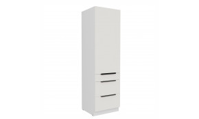 ARIA WH/WH 60 DKS-210 3S 1F PREMIUM ūkinė spinta su stalčiais