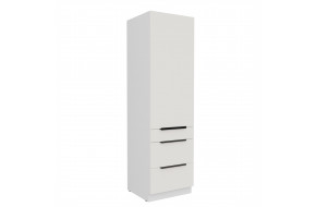 ARIA WH/WH 60 DKS-210 3S 1F PREMIUM ūkinė spinta su stalčiais