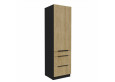 CREMONA BL 60 DKS-210 3S 1F PREMIUM ūkinė spinta su stalčiais