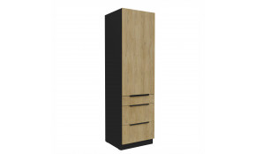 CREMONA BL 60 DKS-210 3S 1F PREMIUM ūkinė spinta su stalčiais