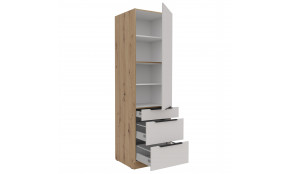 SOLEA 60 DKS-210 3S 1F PREMIUM ūkinė spinta su stalčiais