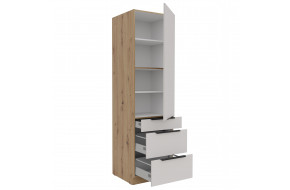 SOLEA 60 DKS-210 3S 1F PREMIUM ūkinė spinta su stalčiais