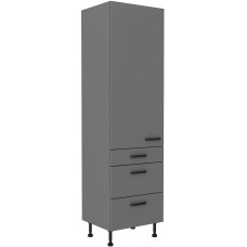 NESSA 60 DKS-215 3S1F ūkinė spinta su stalčiais PREMIUM