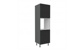 ARIA BL/ANT 60 DP-215 2F ūkinė spinta įmont. orkaitei