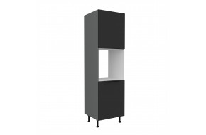 ARIA BL/ANT 60 DP-215 2F ūkinė spinta įmont. orkaitei
