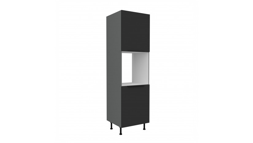 ARIA BL/ANT 60 DP-215 2F ūkinė spinta įmont. orkaitei