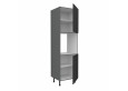 ARIA BL/ANT 60 DP-215 2F ūkinė spinta įmont. orkaitei