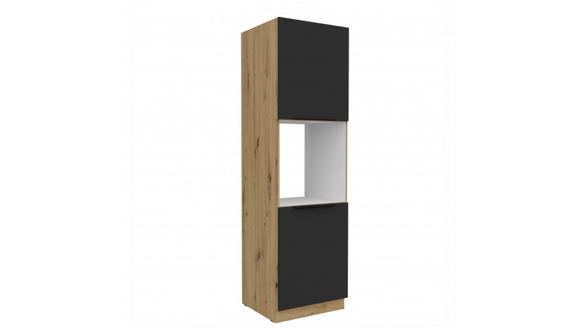 ARIA BL/AR 60 DP-210 2F ūkinė spinta įmont. orkaitei