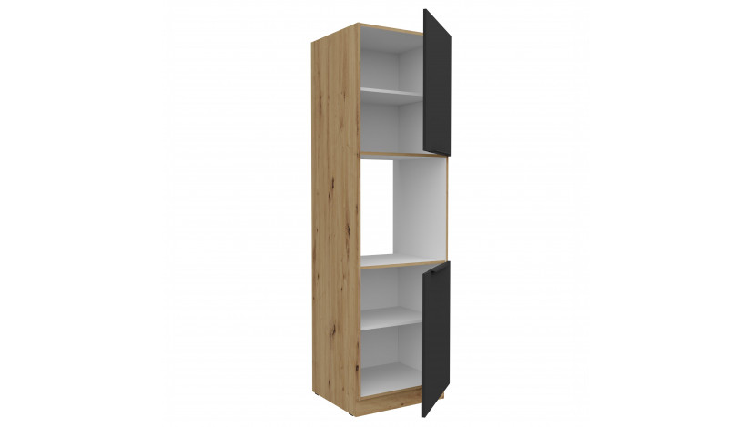 ARIA BL/AR 60 DP-210 2F ūkinė spinta įmont. orkaitei