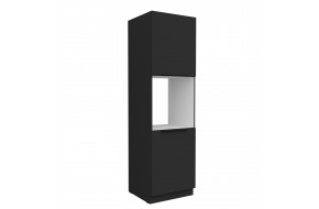 ARIA BL/BL 60 DP-210 2F ūkinė spinta įmont. orkaitei
