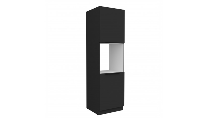 ARIA BL/BL 60 DP-210 2F ūkinė spinta įmont. orkaitei