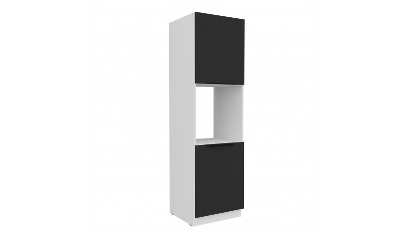 ARIA BL/WH 60 DP-210 2F ūkinė spinta įmont. orkaitei