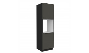 ARIA GR/BL 60 DP-210 2F ūkinė spinta įmont. orkaitei