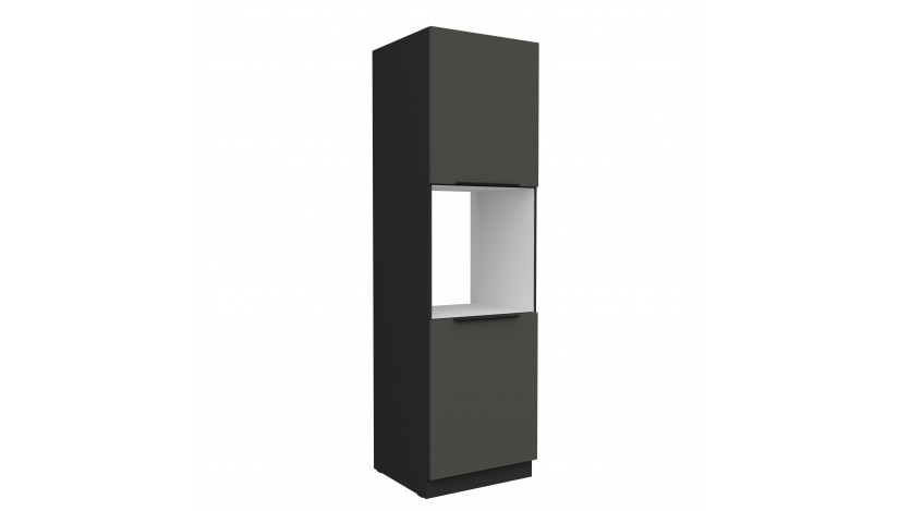 ARIA GR/BL 60 DP-210 2F ūkinė spinta įmont. orkaitei