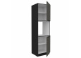 ARIA GR/BL 60 DP-210 2F ūkinė spinta įmont. orkaitei