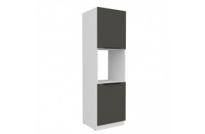 ARIA GR/WH 60 DP-210 2F ūkinė spinta įmont. orkaitei
