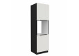 ARIA WH/BL 60 DP-210 2F ūkinė spinta įmont. orkaitei