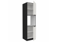 ARIA WH/BL 60 DP-210 2F ūkinė spinta įmont. orkaitei