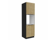 CREMONA BL 60 DP-210 2F ūkinė spinta įmont. orkaitei
