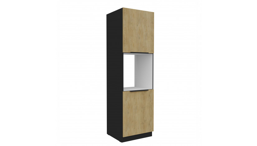 CREMONA BL 60 DP-210 2F ūkinė spinta įmont. orkaitei