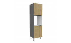 CREMONA ANT 60 DP-215 2F ūkinė spinta įmont. orkaitei