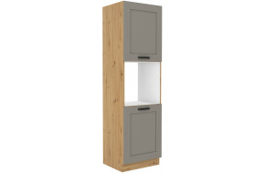 LUNA 60 DP-210 2F ūkinė spinta Claygrey Artisan