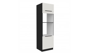 ARIA WH/BL 60 DPM-210 2F spinta įmont. orkaitei mikrobang.