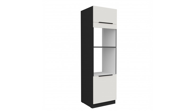ARIA WH/BL 60 DPM-210 2F spinta įmont. orkaitei mikrobang.