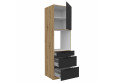 ARIA BL/AR 60 DPS-210 3S1F PREMIUM ūkinė spinta su stalčiais