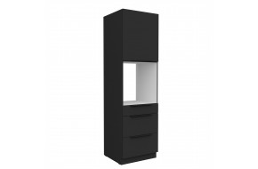 ARIA BL/BL 60 DPS-210 3S1F PREMIUM ūkinė spinta su stalčiais