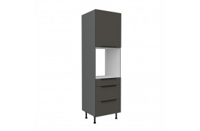 ARIA GR/ANT 60 DPS-215 3S1F PREMIUM ūkinė spinta su stalčiais