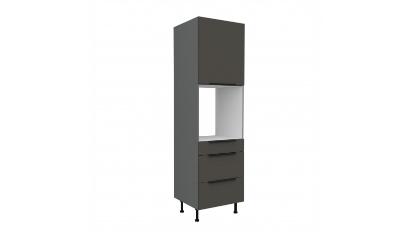 ARIA GR/ANT 60 DPS-215 3S1F PREMIUM ūkinė spinta su stalčiais