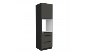 ARIA GR/BL 60 DPS-210 3S1F PREMIUM ūkinė spinta su stalčiais