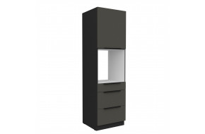 ARIA GR/BL 60 DPS-210 3S1F PREMIUM ūkinė spinta su stalčiais