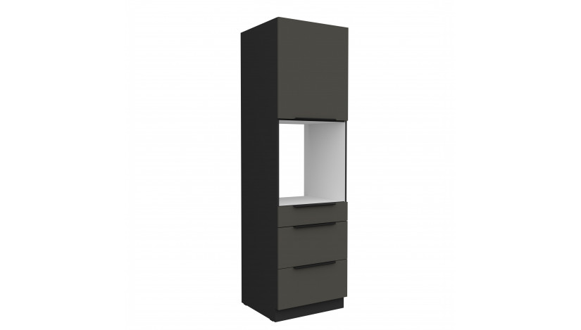 ARIA GR/BL 60 DPS-210 3S1F PREMIUM ūkinė spinta su stalčiais
